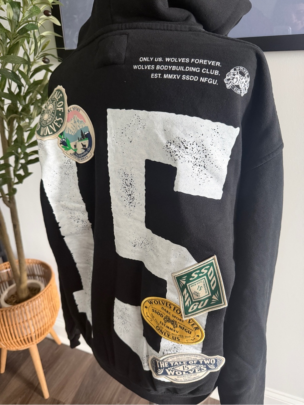 Darc Sport Renowned Vintage Bishop Patch Graphic Hoodie